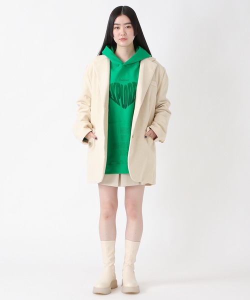VIVASTUDIO（ビバスタジオ）の「【UNISEX】VIVA STUDIO／HEART HOOD  2237884（パーカー・メンズ・グリーン/ボルドー/チャコール・MEDIUM/LARGE/SMALL/X-LARGE）」の10枚目の写真