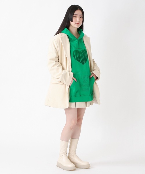 VIVASTUDIO（ビバスタジオ）の「【UNISEX】VIVA STUDIO／HEART HOOD  2237884（パーカー・メンズ・グリーン/ボルドー/チャコール・MEDIUM/LARGE/SMALL/X-LARGE）」の11枚目の写真