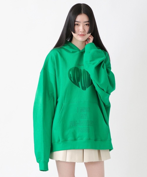 VIVASTUDIO（ビバスタジオ）の「【UNISEX】VIVA STUDIO／HEART HOOD  2237884（パーカー・メンズ・グリーン/ボルドー/チャコール・MEDIUM/LARGE/SMALL/X-LARGE）」の14枚目の写真
