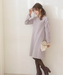 PROPORTION BODY DRESSING | ショルダーレースニットサックワンピース / 1212140001(ワンピース)