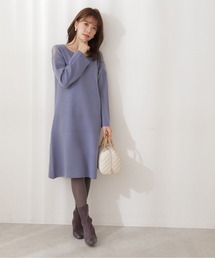 PROPORTION BODY DRESSING | ショルダーレースニットサックワンピース / 1212140001(ワンピース)