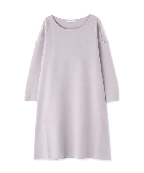 PROPORTION BODY DRESSING（プロポーションボディドレッシング）の「ショルダーレースニットサックワンピース / 1212140001（ワンピース・レディース・パープル/ブルー・MEDIUM/SMALL）」の9枚目の写真