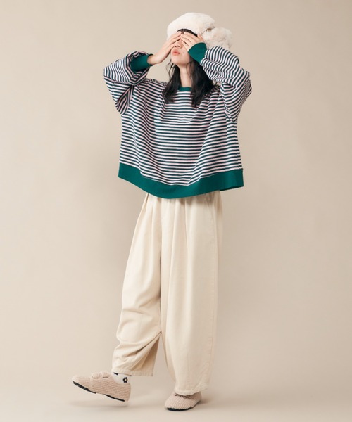 MERLOT(メルロー)の「ベーシックサーカスパンツ(その他パンツ・レディース・カーキ/ナチュラル/ブラック・FREE)」の13枚目の写真