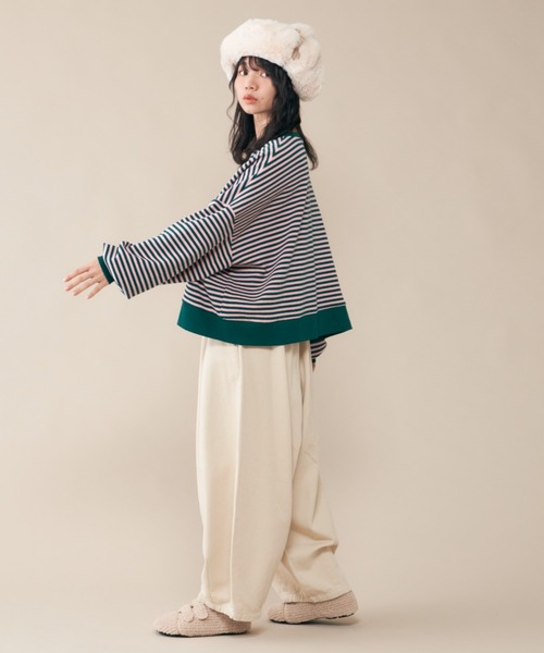 MERLOT(メルロー)の「ベーシックサーカスパンツ(その他パンツ・レディース・カーキ/ナチュラル/ブラック・FREE)」の19枚目の写真