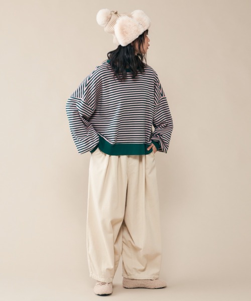MERLOT(メルロー)の「ベーシックサーカスパンツ(その他パンツ・レディース・カーキ/ナチュラル/ブラック・FREE)」の14枚目の写真