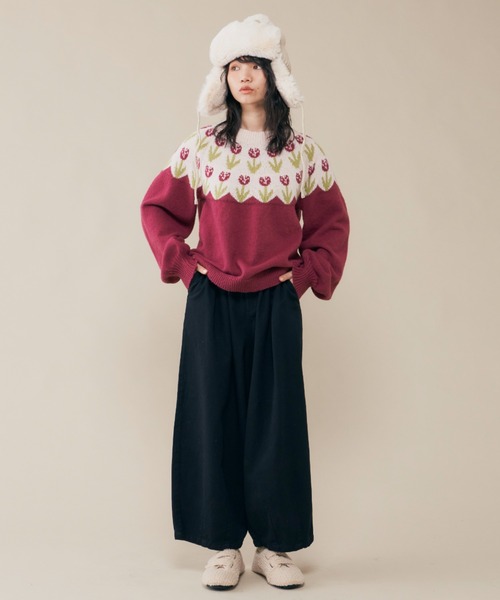 MERLOT(メルロー)の「ベーシックサーカスパンツ(その他パンツ・レディース・カーキ/ナチュラル/ブラック・FREE)」の21枚目の写真