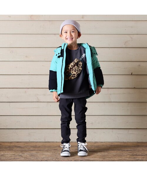 BREEZE（ブリーズ）の「中綿切り替えジャケット（ダウンジャケット/コート・キッズ・ベージュ/イエロー/カーキ/ブルー/サックスブルー・100/140/90/110/150/130/120）」の10枚目の写真