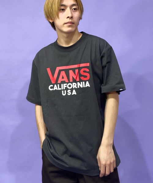 VANS(バンズ)の「【ムラサキスポーツ限定】VANS/バンズ ブランドロゴ プリントTシャツ 122H1010223(Tシャツ/カットソー・メンズ・ベージュ/ブラック/グレー/ホワイト・M/L/XL/XXL)」の1枚目の写真