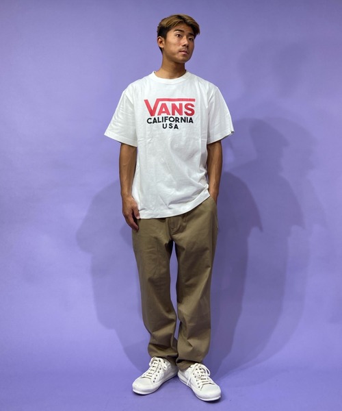 VANS(バンズ)の「【ムラサキスポーツ限定】VANS/バンズ ブランドロゴ プリントTシャツ 122H1010223(Tシャツ/カットソー・メンズ・ベージュ/ブラック/グレー/ホワイト・M/L/XL/XXL)」の9枚目の写真