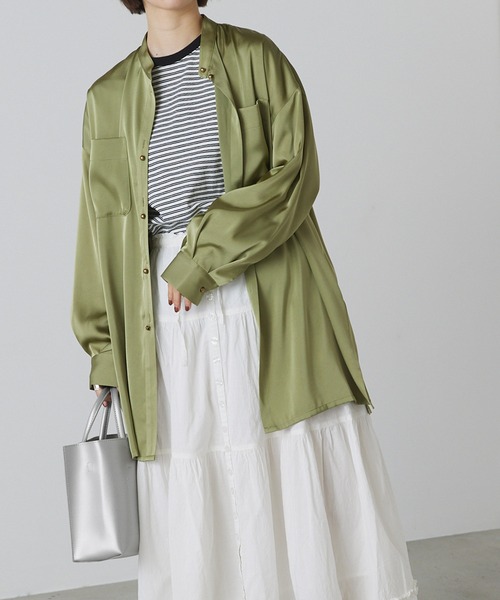 forksy.（フォルクシー）の「【forksy.】2WAYスクエアミニマルトートバッグ/ショルダーバック（トートバッグ・レディース・ホワイト/ブラック/ピンク/シルバー/グリーン/キャメル/ベージュ/ブラック×グリーン・FREE）」の17枚目の写真