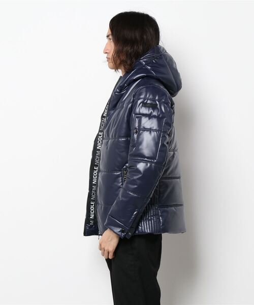 NICOLE CLUB FOR MEN（ニコルクラブフォーメン）の「【21年モデル】パテッドフーデットブルゾン（その他アウター・メンズ・ブラック/ネイビー/オフホワイト・MEDIUM/LARGE/X-LARGE）」の6枚目の写真