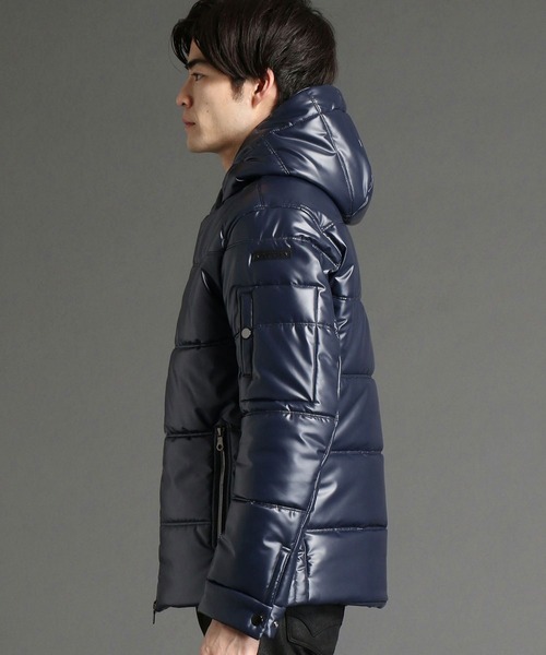 NICOLE CLUB FOR MEN（ニコルクラブフォーメン）の「【21年モデル】パテッドフーデットブルゾン（その他アウター・メンズ・ブラック/ネイビー/オフホワイト・MEDIUM/LARGE/X-LARGE）」の8枚目の写真