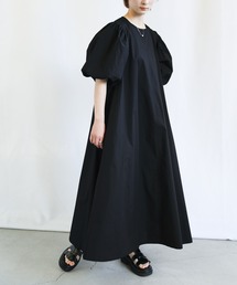 select MOCA | 2022 SS ボリュームパフスリーブロングワンピース(ワンピース)