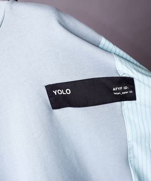 rovtski（ロフトスキー）の「SPRING SIDE CHECK SWEAT/スプリング サイドチェックオーバーサイズ スウェット/トレーナー（スウェット・メンズ・アッシュグレー/ブラック/サックスブルー/ピンク/キナリ・FREE）」の21枚目の写真