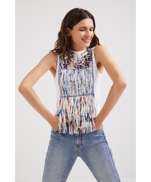 セール】パッチワーク Tシャツ(Tシャツ/カットソー)|Desigual(デシグアル)のファッション通販 - ZOZOTOWN セール】パッチワーク Tシャツ(Tシャツ/カットソー)|Desigual(デシグアル)のファッション通販 - ZOZOTOWN