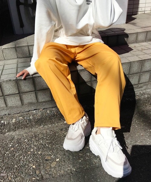 INGNI(イング)の「ツイルシェフ/パンツ(その他パンツ・レディース・アイボリー/ブラック/レッド/グリーン/ベージュ/オレンジ/ピンク/イエロー/ブラック系その他/ゼブラ・FREE)」の6枚目の写真
