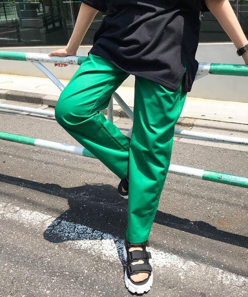 INGNI(イング)の「ツイルシェフ/パンツ(その他パンツ・レディース・アイボリー/ブラック/レッド/グリーン/ベージュ/オレンジ/ピンク/イエロー/ブラック系その他/ゼブラ・FREE)」の1枚目の写真