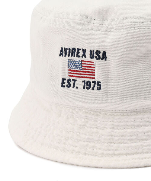 AVIREX（アヴィレックス）の「【WEB&DEPOT限定】バケット ハット / BUCKET HAT "USA" / アヴィレックス / AVIREX（ハット・メンズ・ブラック/オフホワイト/タン/インディゴブルー・FREE）」の16枚目の写真