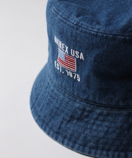 AVIREX（アヴィレックス）の「【WEB&DEPOT限定】バケット ハット / BUCKET HAT "USA" / アヴィレックス / AVIREX（ハット・メンズ・ブラック/オフホワイト/タン/インディゴブルー・FREE）」の8枚目の写真