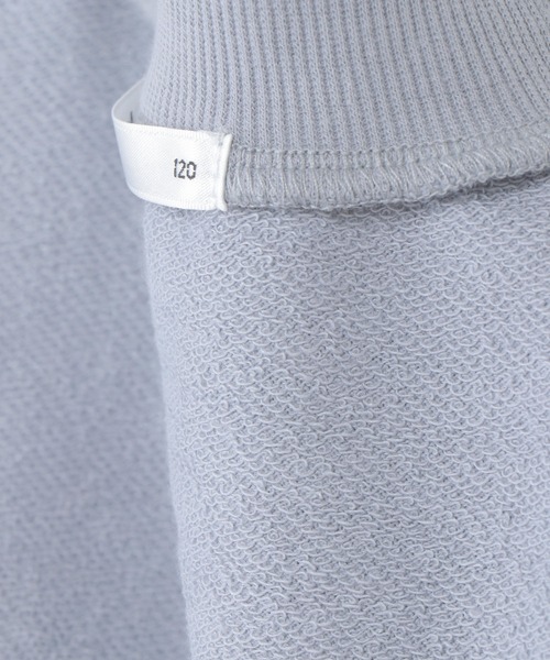 ikka(イッカ)の「【キッズ】モックネック刺繍ファープルオーバー(120~160cm)(スウェット・キッズ・ベージュ/ブルー・120/130/140/150/160)」の10枚目の写真