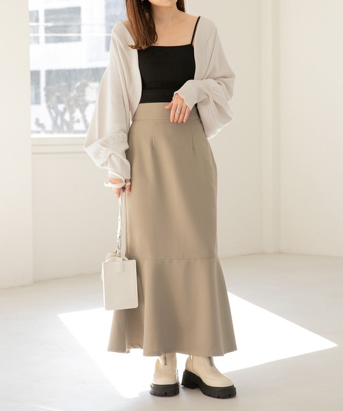 Heather(ヘザー)の「Ladyマーメイドスカート2 272301(スカート・レディース・ブラック/ベージュ/アイボリー/カーキ/ベージュ系・S/M)」の18枚目の写真