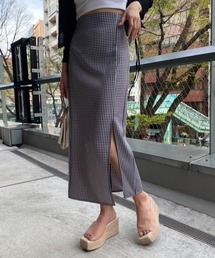 one after another NICE CLAUP | Sサイズあり　シンプルスリットタイトスカート(スカート)