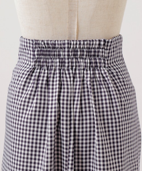 one after another NICE CLAUP（ワンアフターアナザーナイスクラップ）の「Sサイズあり　シンプルスリットタイトスカート（スカート・レディース・ブラック/ベージュ/チェック/ネイビー・SMALL/MEDIUM）」の7枚目の写真