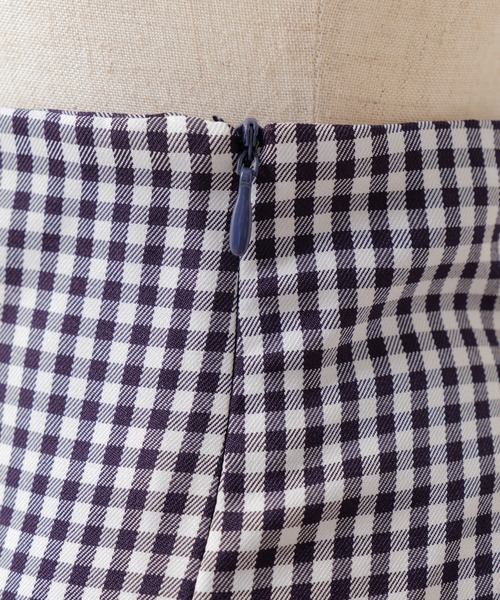 one after another NICE CLAUP（ワンアフターアナザーナイスクラップ）の「Sサイズあり　シンプルスリットタイトスカート（スカート・レディース・ブラック/ベージュ/チェック/ネイビー・SMALL/MEDIUM）」の8枚目の写真