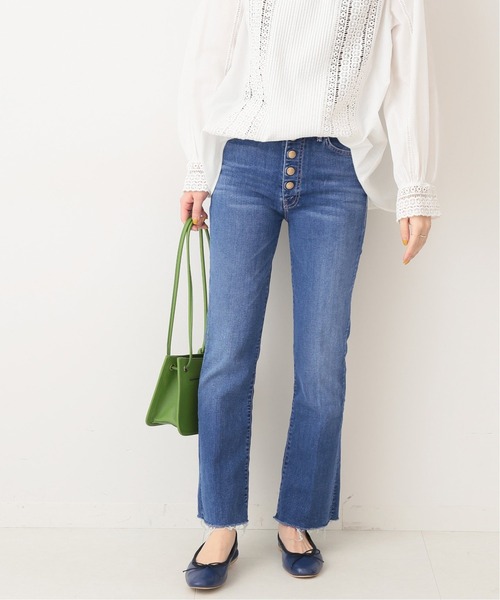 IENA マザーHUSTLER SNAP DOWN ANKLE FRAY デニム IENA（イエナ）の「【MOTHER/マザー】HUSTLER SNAP DOWN ANKLE