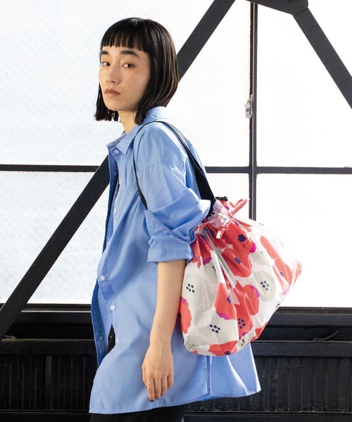 Wpc.(ダブリュピーシー)の「★パッカブルレインバッグカバー(エコバッグ/サブバッグ・レディース・グリーン系その他/オレンジ系その他/ホワイト系その他/レッド系その他/ベージュ系その他/ネイビー/ネイビー×ホワイト/ブルー系その他/ホワイト系その他2/ブルー系その他2/レッド系その他2/ブラック/グレー・FREE)」の1枚目の写真