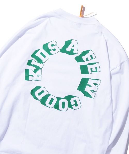 A Few Good Kids アフューグッドキッズ Logo Circle Logo Long グッド Tシャツ カットソー Sleeve Kids ア Good ネオストリート Tシャツ カットソー グッド キッズ のファッション A フュー Few ロンt セール オンライン