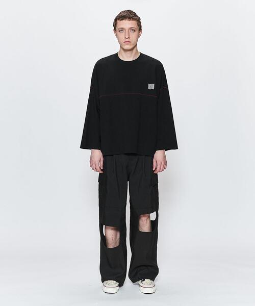 Jieda(ジエダ)の「<JieDa> RIPSTOP HOLE CARGO PT/カーゴパンツ(カーゴパンツ・メンズ・ベージュ/ブラック・1/2)」の12枚目の写真