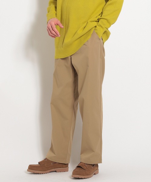 niko and…【新品】てぃらさんプロデュースウエストタックパンツ ベージュＬ niko and… ニコアンド てぃらさんプロデュース ウエストタック