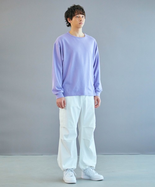 WEGO（ウィゴー）の「WEGO/ワイドカーゴパンツ（カーゴパンツ・メンズ・カーキ/ホワイト/ブラック・SMALL/LARGE/MEDIUM）」の16枚目の写真