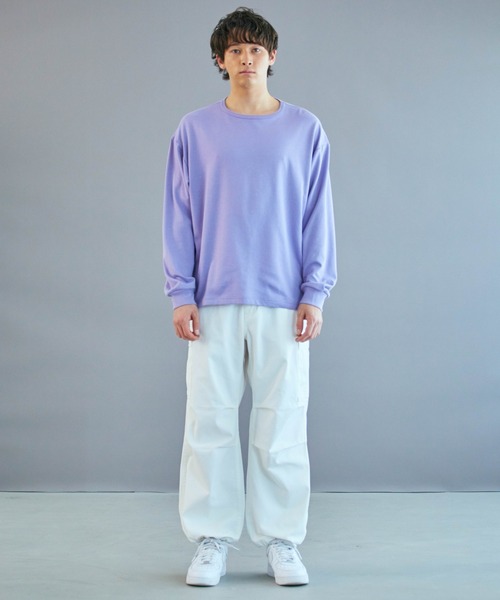 WEGO（ウィゴー）の「WEGO/ワイドカーゴパンツ（カーゴパンツ・メンズ・カーキ/ホワイト/ブラック・SMALL/LARGE/MEDIUM）」の12枚目の写真