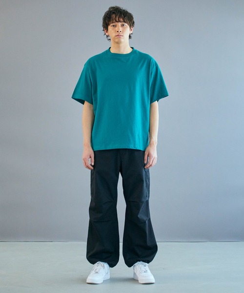 WEGO（ウィゴー）の「WEGO/ワイドカーゴパンツ（カーゴパンツ・メンズ・カーキ/ホワイト/ブラック・SMALL/LARGE/MEDIUM）」の21枚目の写真