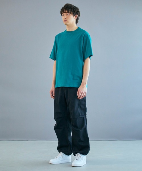 WEGO（ウィゴー）の「WEGO/ワイドカーゴパンツ（カーゴパンツ・メンズ・カーキ/ホワイト/ブラック・SMALL/LARGE/MEDIUM）」の22枚目の写真