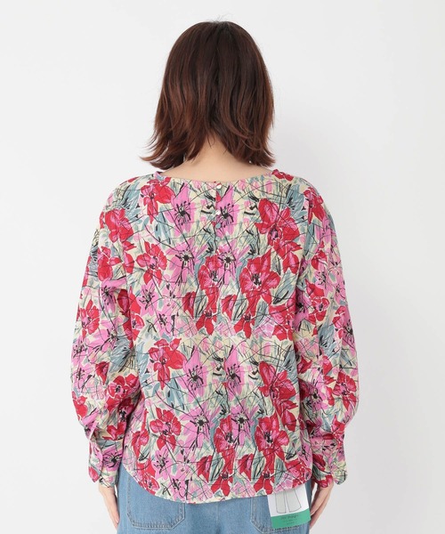 studio CLIP（スタディオクリップ）の「スパンボイルBIGカフスブラウス（シャツ/ブラウス・レディース・レッド/その他1・LARGE/MEDIUM）」の10枚目の写真