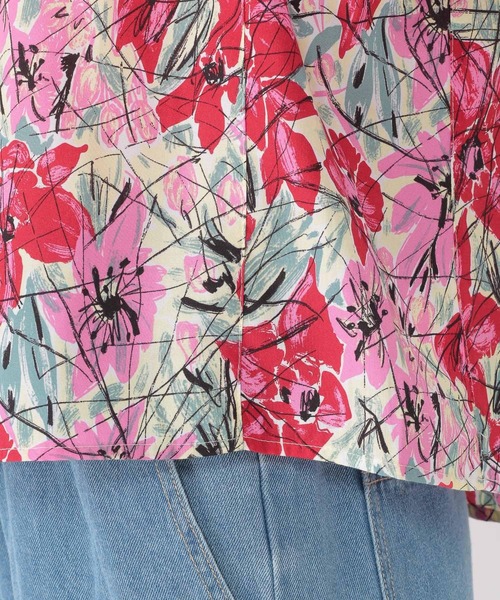 studio CLIP（スタディオクリップ）の「スパンボイルBIGカフスブラウス（シャツ/ブラウス・レディース・レッド/その他1・LARGE/MEDIUM）」の13枚目の写真