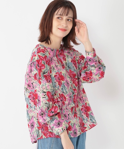 studio CLIP（スタディオクリップ）の「スパンボイルBIGカフスブラウス（シャツ/ブラウス・レディース・レッド/その他1・LARGE/MEDIUM）」の18枚目の写真