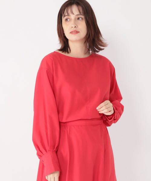 studio CLIP（スタディオクリップ）の「スパンボイルBIGカフスブラウス（シャツ/ブラウス・レディース・レッド/その他1・LARGE/MEDIUM）」の19枚目の写真