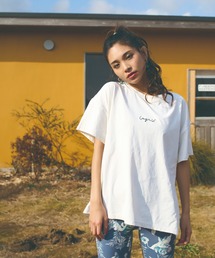 【ムラサキスポーツ別注】UNGRID/アングリッド  水陸両用  ルーズシルエットワンポイントロゴTシャツ/ラッシュガードTシャツ   623118