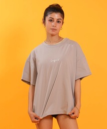 【ムラサキスポーツ別注】UNGRID/アングリッド 水陸両用 ルーズシルエットワンポイントロゴTシャツ/ラッシュガードTシャツ 623118