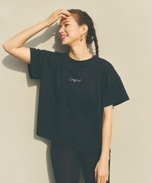 【ムラサキスポーツ別注】UNGRID/アングリッド 水陸両用 ルーズシルエットワンポイントロゴTシャツ/ラッシュガードTシャツ 623118