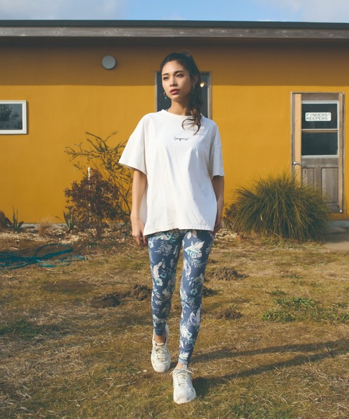 Ungrid（アングリッド）の「【ムラサキスポーツ別注】UNGRID/アングリッド  水陸両用  ルーズシルエットワンポイントロゴTシャツ/ラッシュガードTシャツ   623118（Tシャツ/カットソー・レディース・ホワイト/ブラック/グレイッシュベージュ・M）」の6枚目の写真