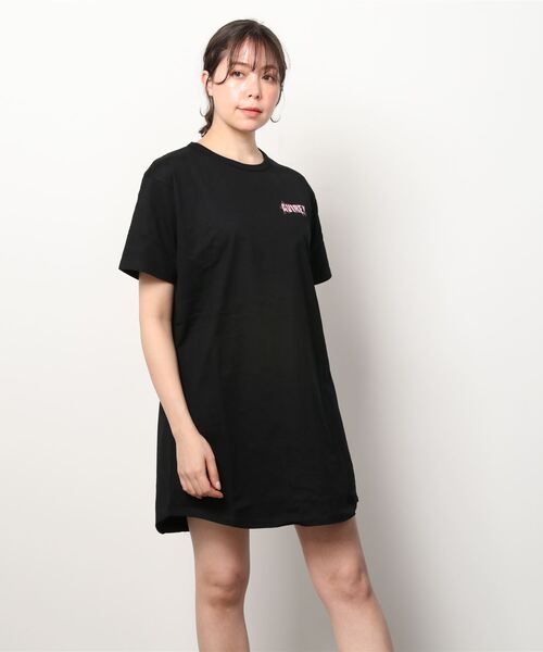 AVIREX（アヴィレックス）の「【WEB&DEPOT限定】デザインロゴワンピース/DESIGN LOGO ONE PIECE（ワンピース・レディース・ブラック/レッド/ホワイト・FREE）」の6枚目の写真