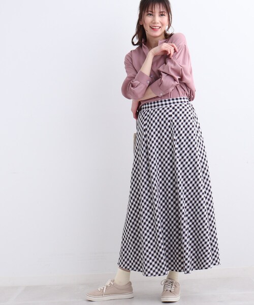 SHOO・LA・RUE（シューラルー）の「◆シアードルマンシャツ（シャツ/ブラウス・レディース・ライトブルー/オフホワイト/イエロー/ピンク系・00）」の18枚目の写真