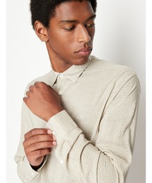 ARMANI EXCHANGE | 【A|X アルマーニ エクスチェンジ】マイクロパターン柄　長袖シャツ/REGULAR(シャツ/ブラウス)
