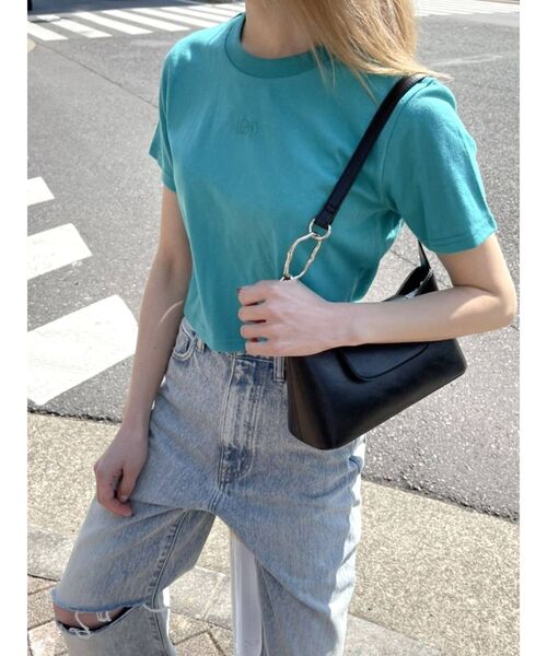 EMODA（エモダ）の「ポイントモノTシャツ（Tシャツ/カットソー・レディース・ホワイト/ブラック/ブルー/その他・FREE）」の4枚目の写真