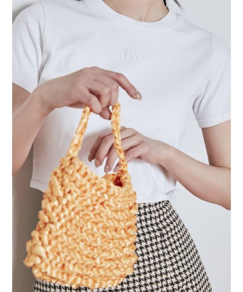 EMODA（エモダ）の「ポイントモノTシャツ（Tシャツ/カットソー・レディース・ホワイト/ブラック/ブルー/その他・FREE）」の6枚目の写真